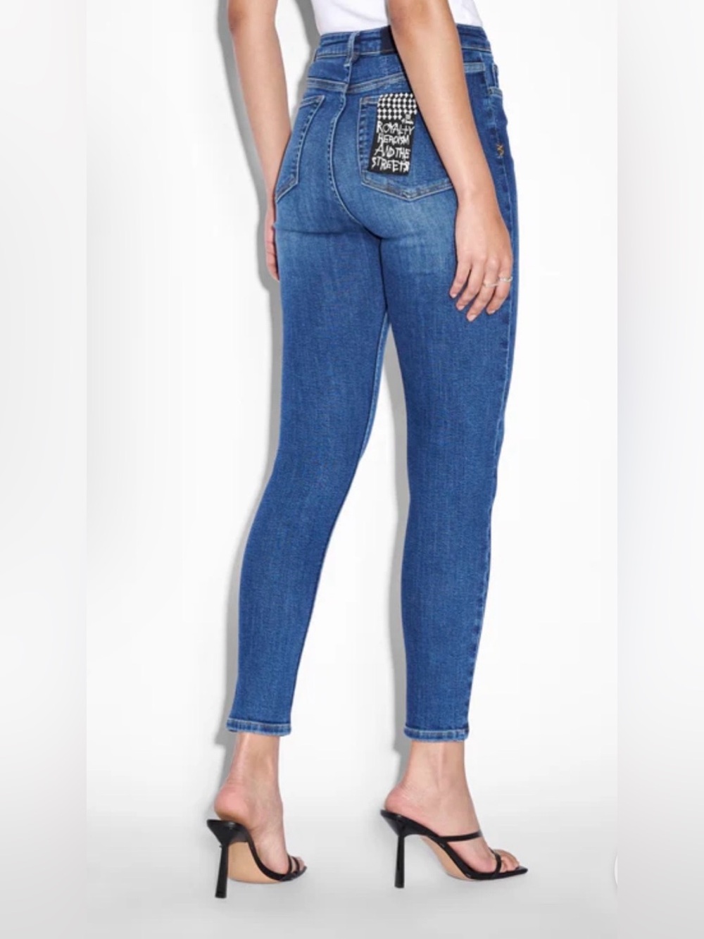 Ksubi Hi N Wasted Crop Jeans Sz 26 High Rise Cropped Skinny Medium Wash - Picture 2 of 15